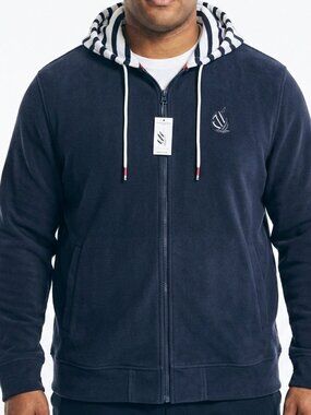 Nautica 35th Anniversary Limited Edition Navy Zip-Up Hoodie Jacket